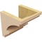 Ekena Millwork 7"W x 7"D x 7"H Wide Diane Rough Cedar Woodgrain TimberThane Corbel, Primed Tan CORUR07X07X07DIARCPR - alternate 5